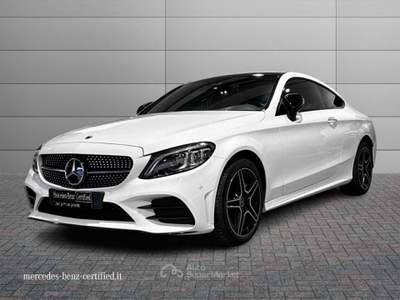 Mercedes-Benz Classe C  - c coupe 220 d premium plus 4matic Bianco usata Montecosaro