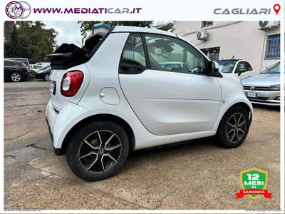 Smart ForTwo fortwo EQ cabrio Passion Bianco usata Cagliari