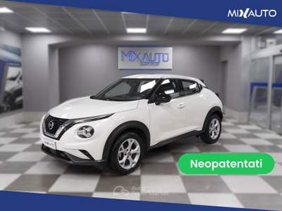 Nissan Juke 1.0 DIG-T 6MT Acenta 117CV Bianco usata Latina