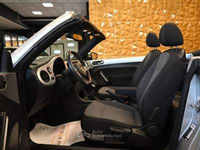 Volkswagen Maggiolino CABRIO 2.0 TDI SPORT BMT NAVI TEL 17"SENSORI FULL! Argento usata Brescia