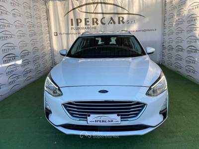 Ford Focus EcoBlue 120 CV SW ST-Line Bianco usata Acerra