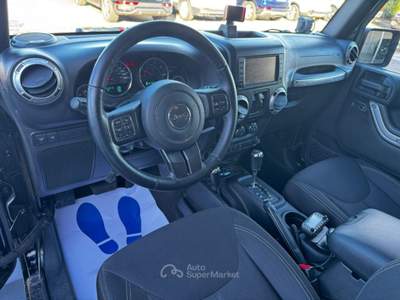 Jeep Wrangler Unlimited 2.8 CRD 200CV Rubicon Auto OMOLOGATO Nero usata Sedriano