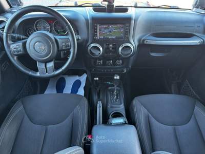 Jeep Wrangler Unlimited 2.8 CRD 200CV Rubicon Auto OMOLOGATO Nero usata Sedriano