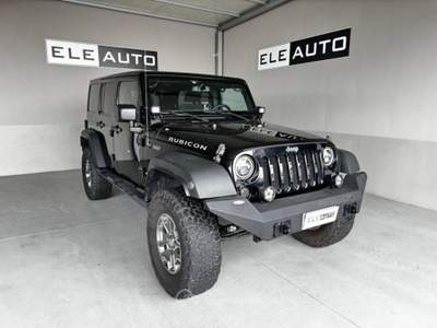 Jeep Wrangler Unlimited 2.8 CRD 200CV Rubicon Auto OMOLOGATO Nero usata Sedriano