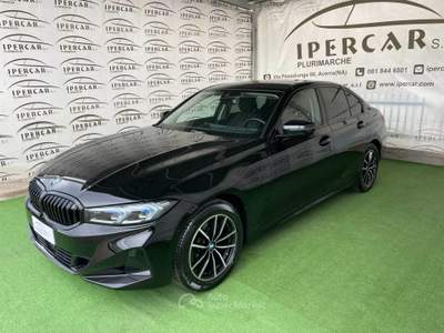 BMW Serie 3 318d 318d 48V Nero usata Acerra