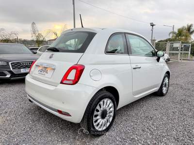 Fiat 500 500 1.2 Lounge TETTO IN VETRO SENSORI PARCHEGGIO Bianco usata Villarosa