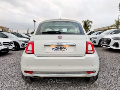 Fiat 500 500 1.2 Lounge TETTO IN VETRO SENSORI PARCHEGGIO Bianco usata Villarosa
