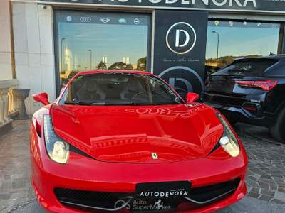 Ferrari 458 DCT#LED#ALCANTARA#NAVI#SCUDETTI CERAMICI Rosso usata Altamura