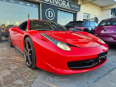 Ferrari 458 DCT#LED#ALCANTARA#NAVI#SCUDETTI CERAMICI Rosso usata Altamura