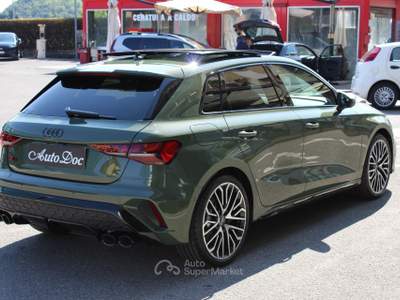 Audi S3 SPBK 2.0 TFSI 333 CV QUATTRO S TRONIC TETTO APRIBILE PANORAMICO BAULE ELETTRICO Verde usata Villongo