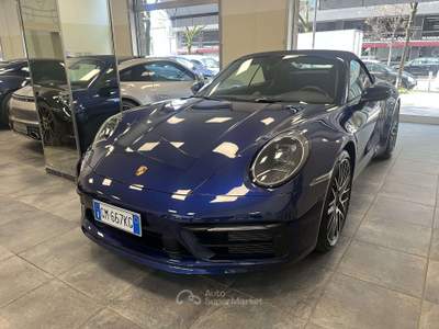 Porsche 911 CARRERA 4 S CABRIO Blu/Azzurro usata Milano