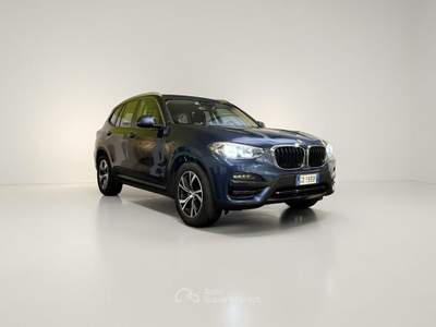 BMW X3 xdrive20d mhev 48V Business Advantage auto Blu/Azzurro usata Parma