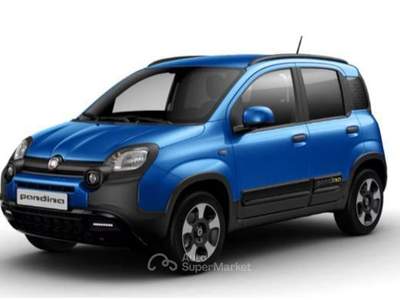 Fiat Pandina Cross 1.0 firefly hybrid s&amp;s 70cv, AZIENDALE Blu/Azzurro usata Paderno Franciacorta