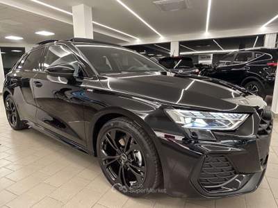 Audi A3 A3 SPB 1.5 tfsi 150cv Mhev S-Line Edition S-Tronic Identity Black Nero usata Meda