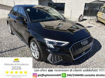 Audi A3 A3 Spb 35 1.5 tfsi S line edition s-tronic Nero usata Gorlago