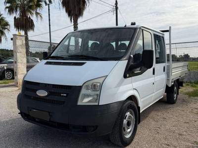 Ford Transit DOPPIA CABINA 7 POSTI CASSONE FISSO Bianco usata Massafra