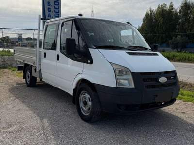 Ford Transit DOPPIA CABINA 7 POSTI CASSONE FISSO Bianco usata Massafra