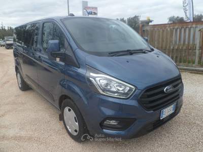 Ford Transit Custom 9 posti maxi Blu/Azzurro usata San Michele Salentino