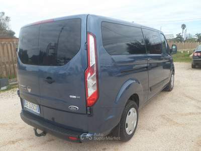 Ford Transit Custom 9 posti maxi Blu/Azzurro usata San Michele Salentino