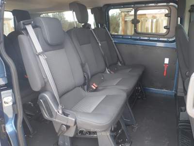 Ford Transit Custom 9 posti maxi Blu/Azzurro usata San Michele Salentino