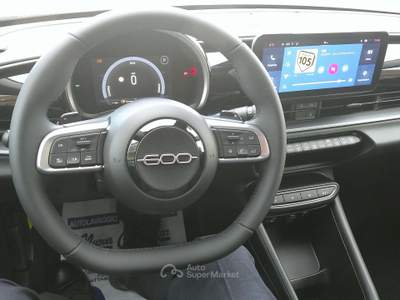 Fiat 600 1.2 hybrid 136 Pack Style e Confort KM ZERO Nero usata Formigine
