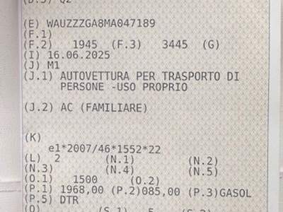 Audi Q2 AUDI Q2 2000 TDI EURO 6 D TEMP Bianco usata Rozzano