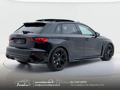 Audi RS 3 2.5 tfsi quattro S-tronic Black-Tetto-Matrix-Pelle Nero usata Riese Pio X