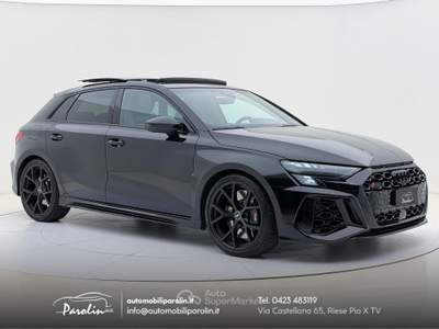 Audi RS 3 2.5 tfsi quattro S-tronic Black-Tetto-Matrix-Pelle Nero usata Riese Pio X