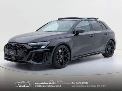 Audi RS 3 2.5 tfsi quattro S-tronic Black-Tetto-Matrix-Pelle Nero usata Riese Pio X