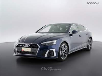 Audi A5 sportback 40 2.0 tdi mhev 204cv s line edition quattro s tronic Blu/Azzurro usata Orzinuovi