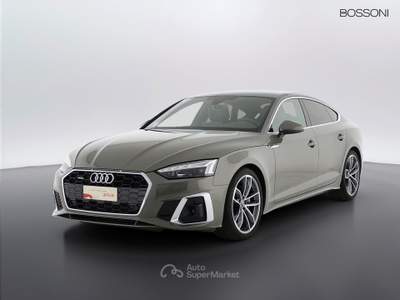 Audi A5 sportback 40 2.0 tdi mhev 204cv s line edition quattro s tronic Grigio usata Orzinuovi
