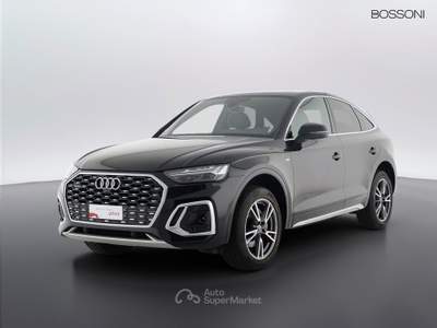 Audi Q5 sportback 40 2.0 tdi mhev 12v s line quattro s tronic Nero usata Orzinuovi