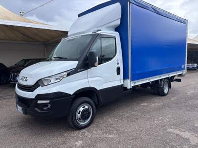 Iveco Daily DAILY 35C15 CENTINATO CON PEDANA  PASSO 4100 Bianco usata San Michele Salentino