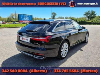 Audi A6 Avant 40 2.0 TDI S tronic Business Plus Nero usata Borgosesia