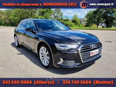 Audi A6 Avant 40 2.0 TDI S tronic Business Plus Nero usata Borgosesia