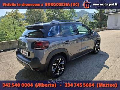 Citroen C3 Aircross PureTech 130 S&amp;S EAT6 Shine Grigio usata Borgosesia