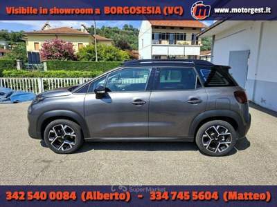 Citroen C3 Aircross PureTech 130 S&amp;S EAT6 Shine Grigio usata Borgosesia