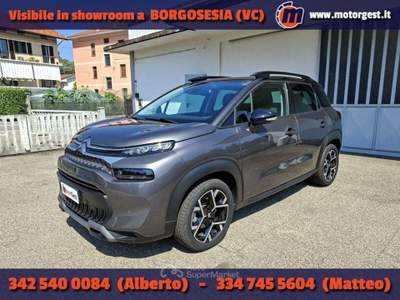 Citroen C3 Aircross PureTech 130 S&amp;S EAT6 Shine Grigio usata Borgosesia