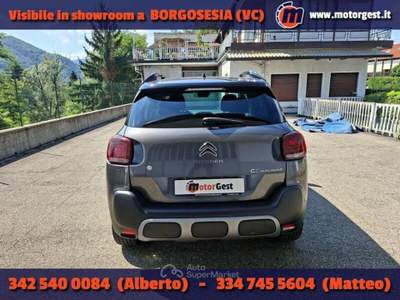 Citroen C3 Aircross PureTech 130 S&amp;S EAT6 Shine Grigio usata Borgosesia