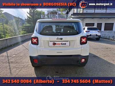 Jeep Renegade 1.6 Mjt 130 CV Longitude Bianco usata Borgosesia