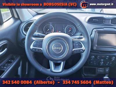 Jeep Renegade 1.6 Mjt 130 CV Longitude Bianco usata Borgosesia