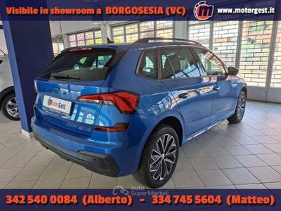 Skoda Kamiq 1.0 TSI 115 CV DSG Black Dots Blu/Azzurro usata Borgosesia