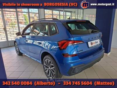 Skoda Kamiq 1.0 TSI 115 CV DSG Black Dots Blu/Azzurro usata Borgosesia