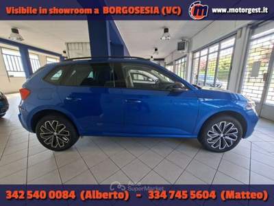 Skoda Kamiq 1.0 TSI 115 CV DSG Black Dots Blu/Azzurro usata Borgosesia