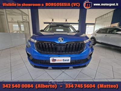 Skoda Kamiq 1.0 TSI 115 CV DSG Black Dots Blu/Azzurro usata Borgosesia