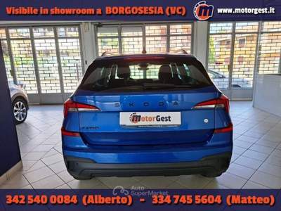 Skoda Kamiq 1.0 TSI 115 CV DSG Black Dots Blu/Azzurro usata Borgosesia