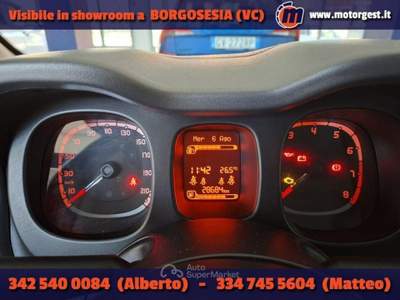 Fiat Panda 1.0 FireFly S&amp;S Hybrid City Cross Blu/Azzurro usata Borgosesia