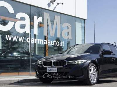 BMW Serie 3 320d 320 d 48V Touring LISTINO 62.720€ IVA ESPOSTA Nero usata Manzano