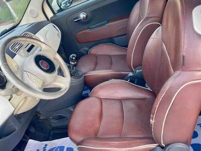 Fiat 500 - GPL - PELLE - Bianco usata Massa