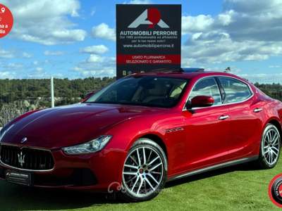 Maserati Ghibli V6 Diesel 275cv MY18 - UNICA (Tetto/Pelle/Navi) Rosso usata Castellaneta